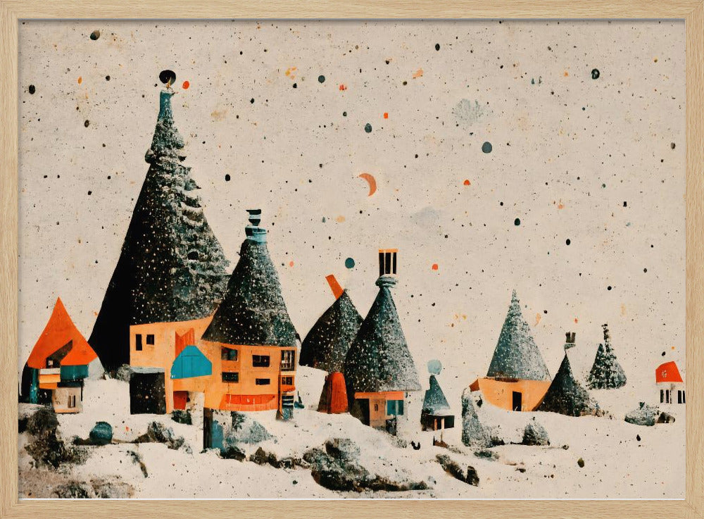 “Whimsical Village” | Poster