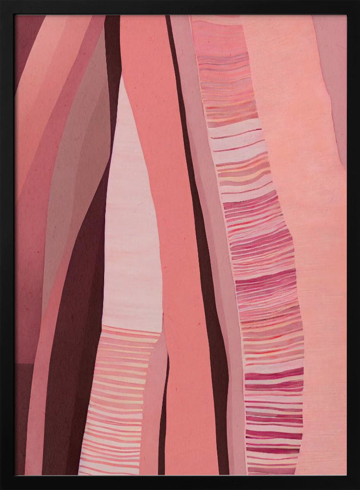 Rosy Strata Layers | Poster