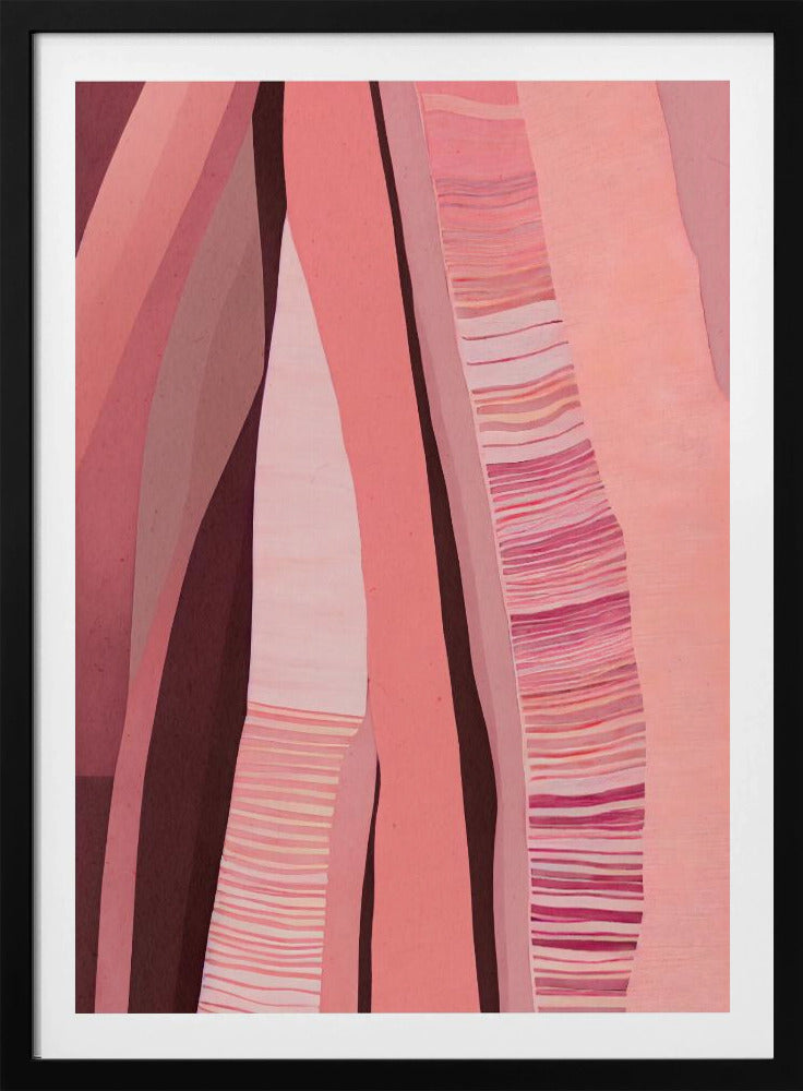 Rosy Strata Layers | Poster