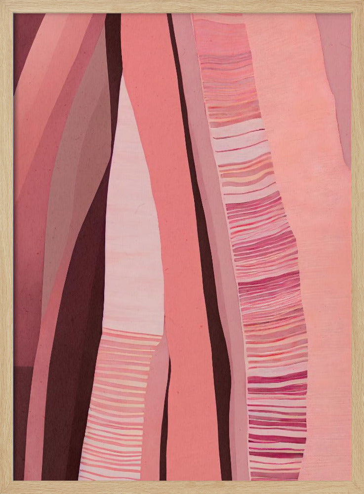 Rosy Strata Layers | Poster