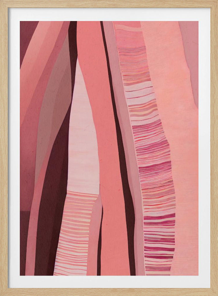 Rosy Strata Layers | Poster