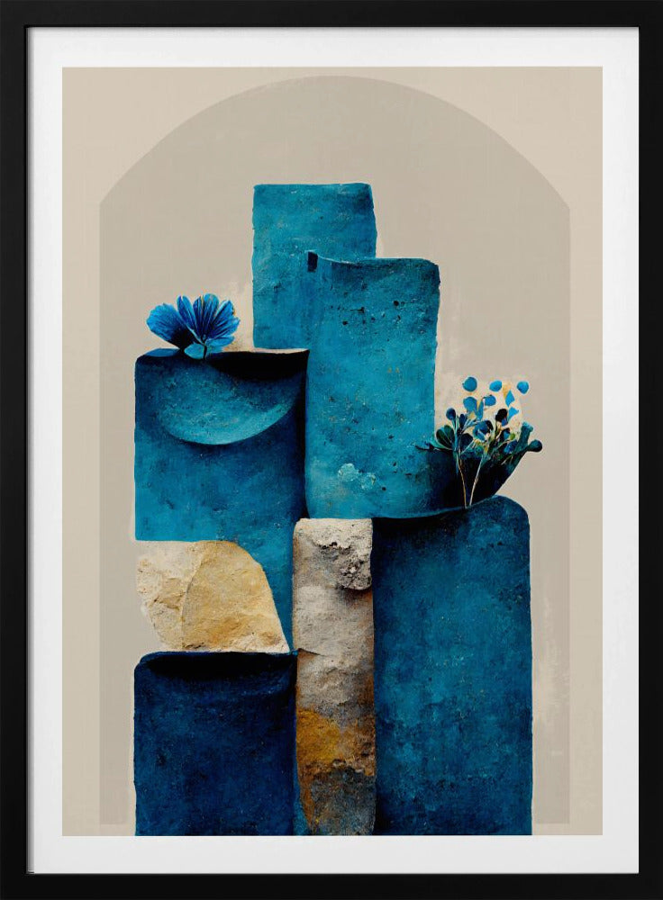 Blue Elements Rise | Poster