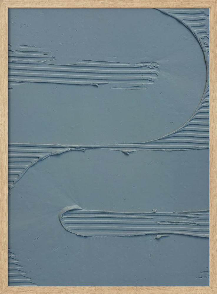 Mud Texture 12 Blue | Poster
