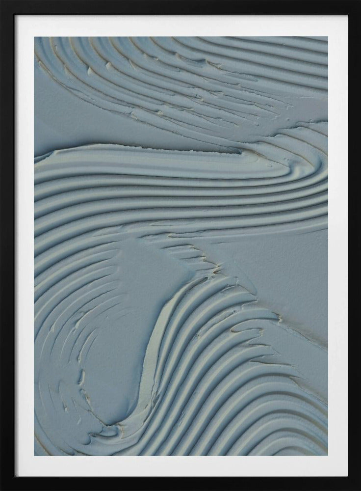 Mud Texture 15 Blue | Poster