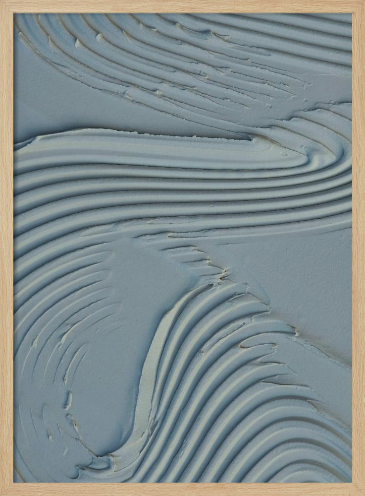 Mud Texture 15 Blue | Poster