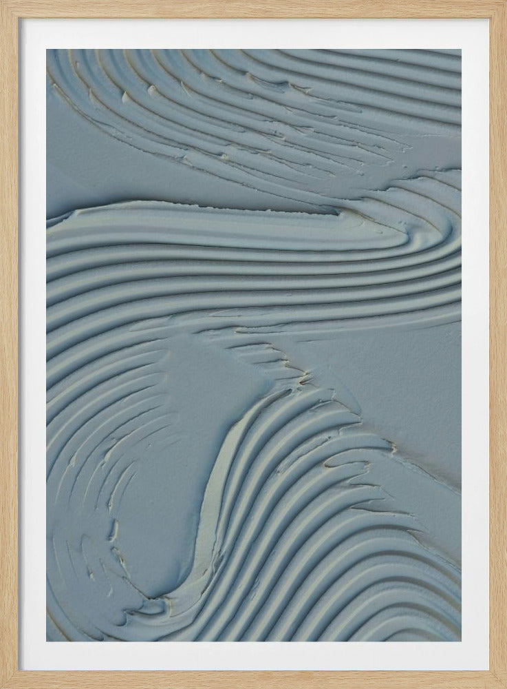 Mud Texture 15 Blue | Poster