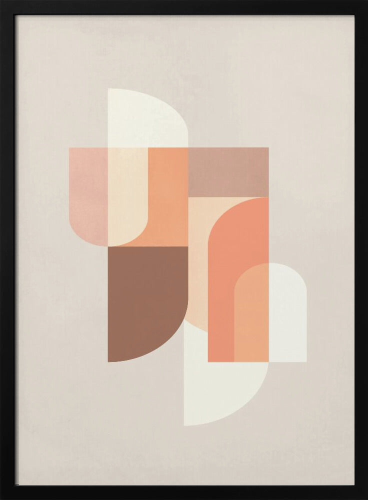 Retro Geometric III | Poster
