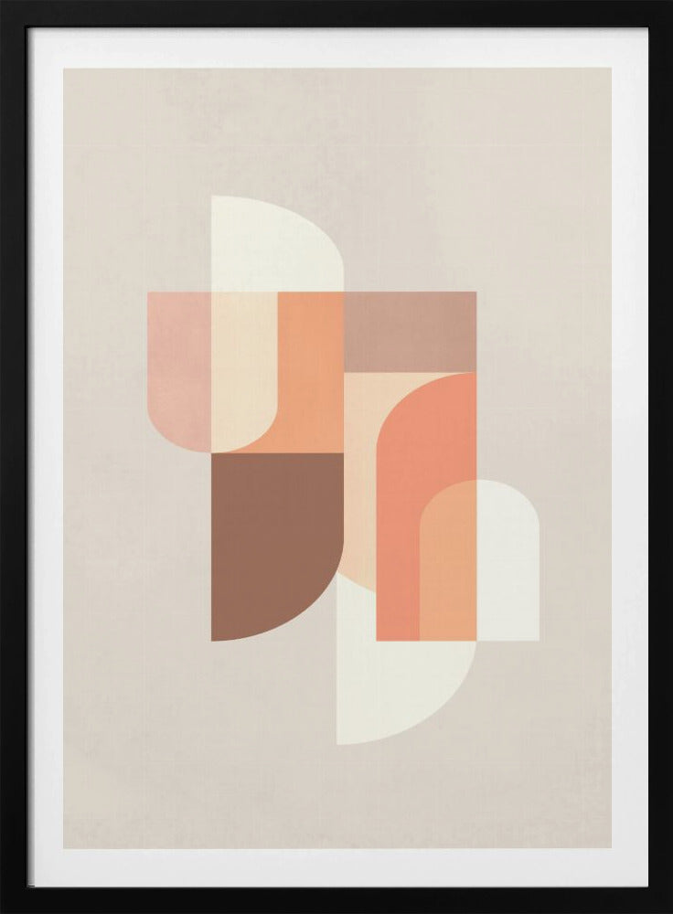 Retro Geometric III | Poster
