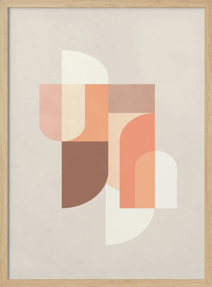 Retro Geometric III | Poster