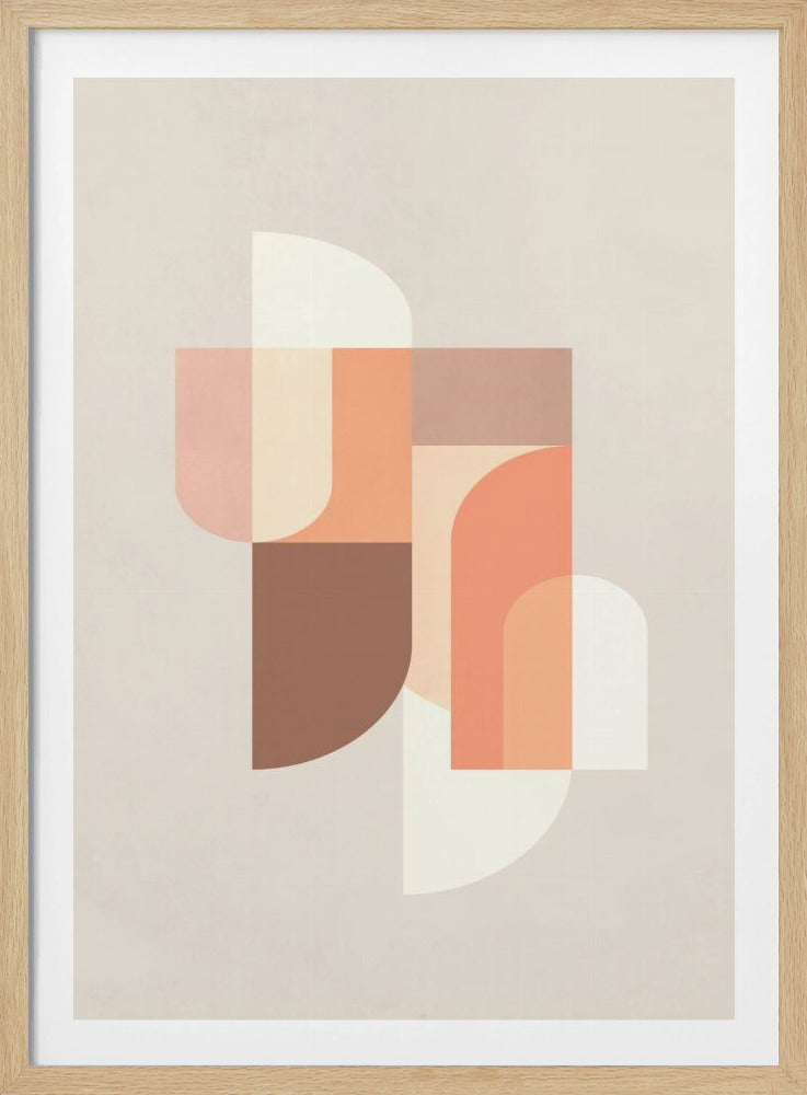 Retro Geometric III | Poster