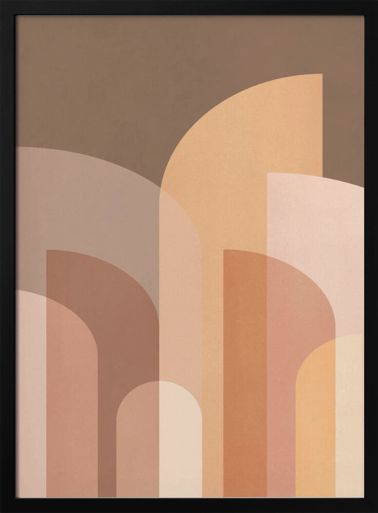 Retro Geometric II | Poster