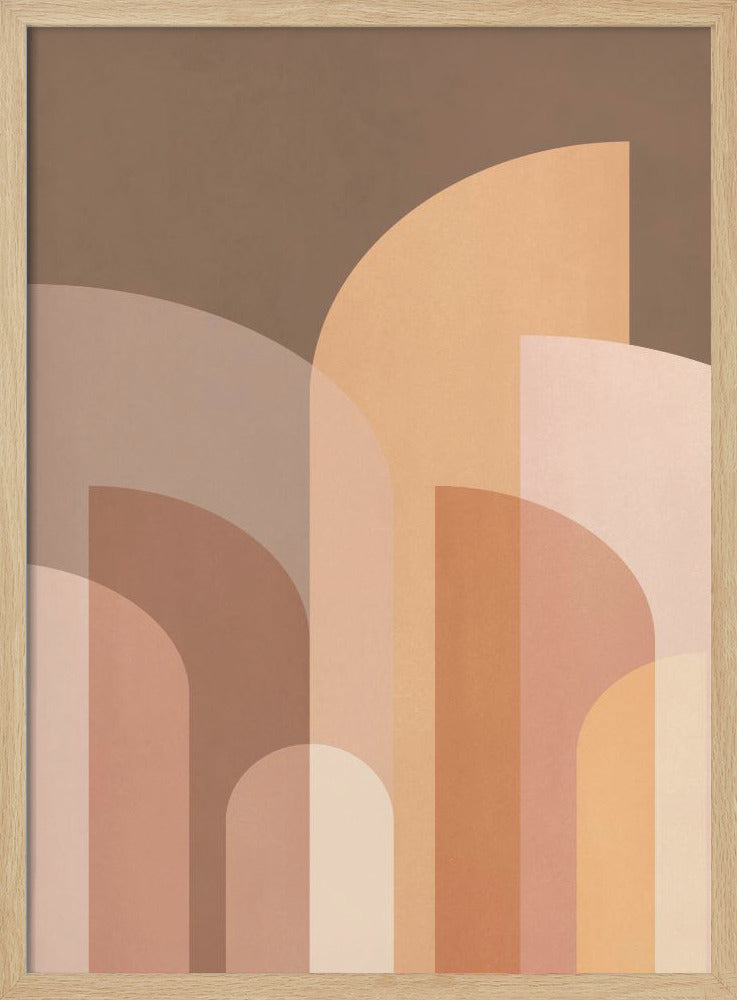 Retro Geometric II | Poster