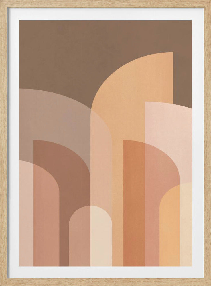 Retro Geometric II | Poster