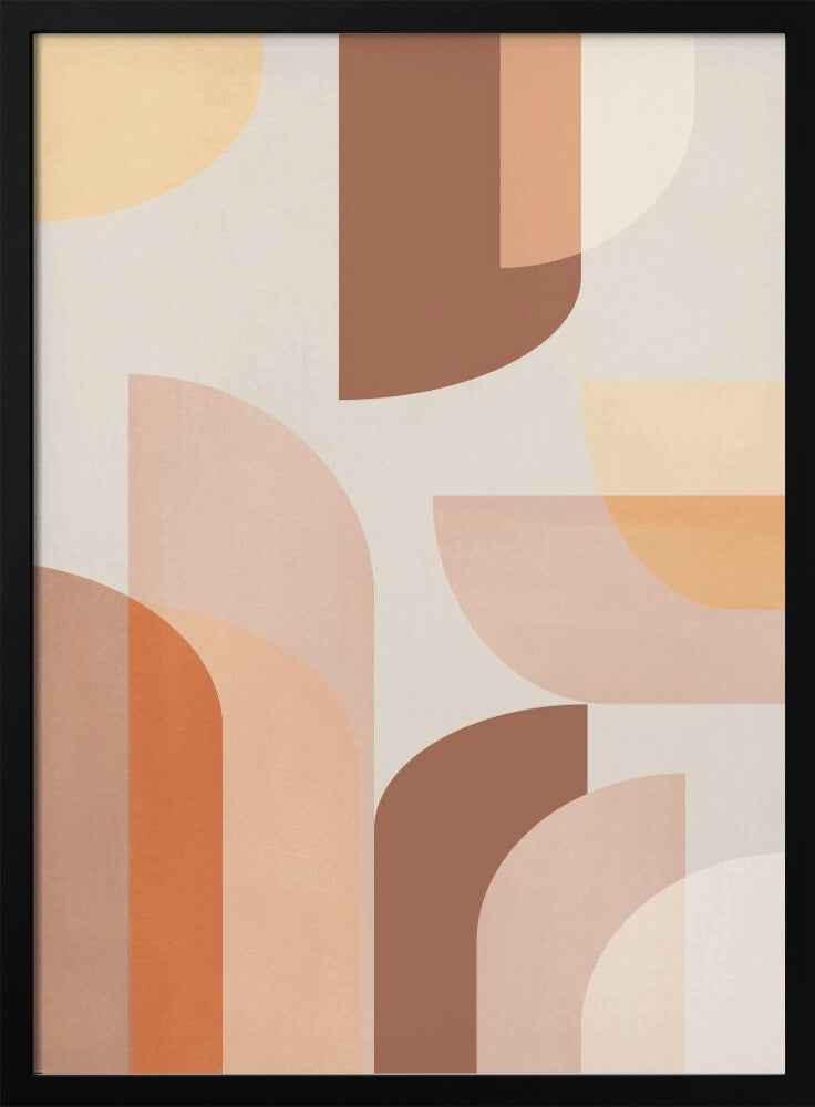 Retro Geometric | Poster