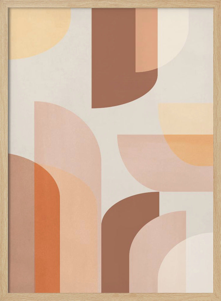 Retro Geometric | Poster