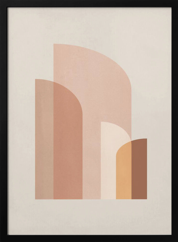 Retro Geometric IV | Poster