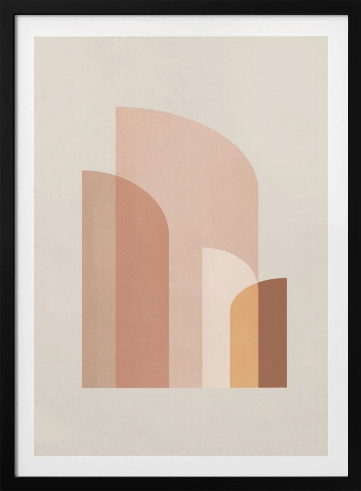 Retro Geometric IV | Poster