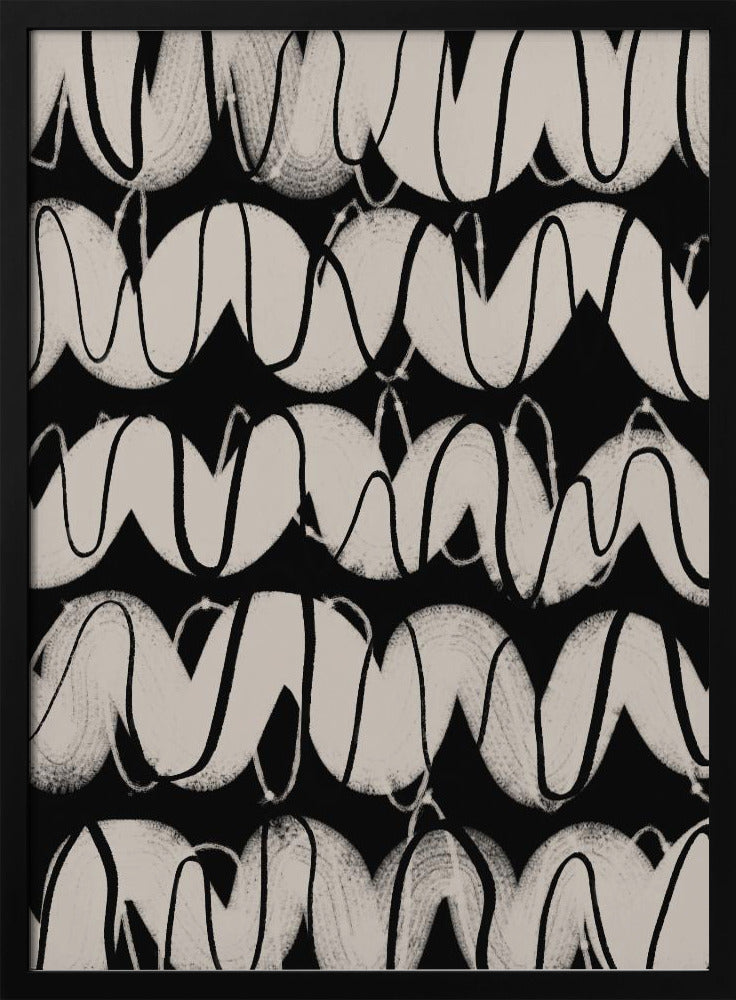 Monochrome Waves | Poster
