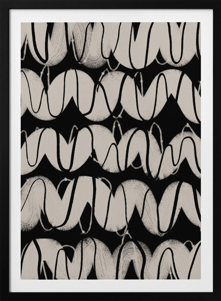 Monochrome Waves | Poster
