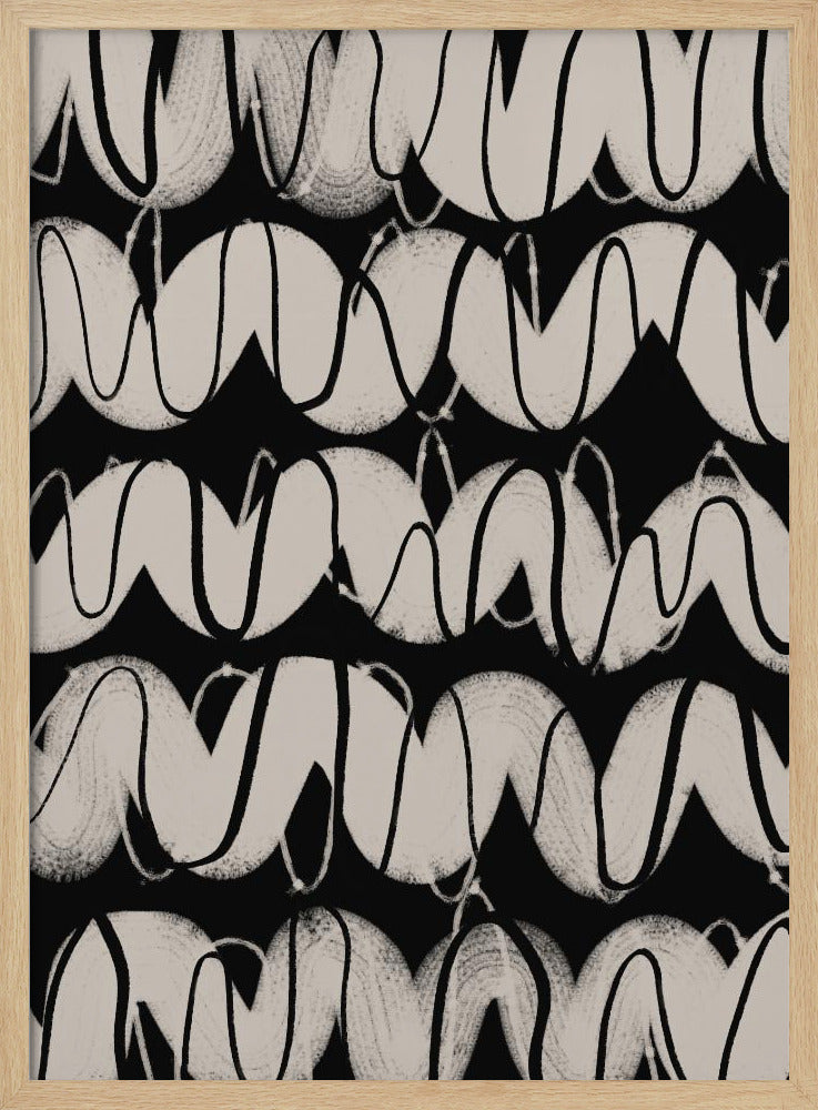 Monochrome Waves | Poster