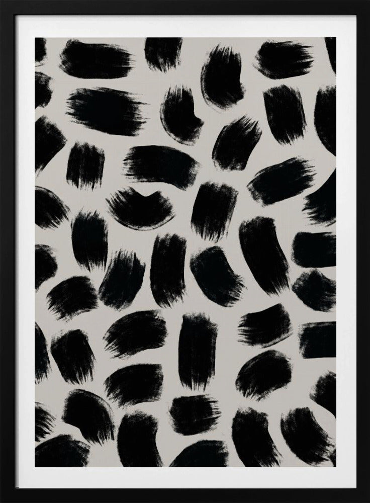 Monochrome Strokes | Poster