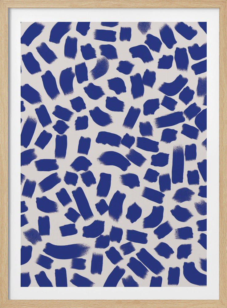 Indigo Strokes | Poster
