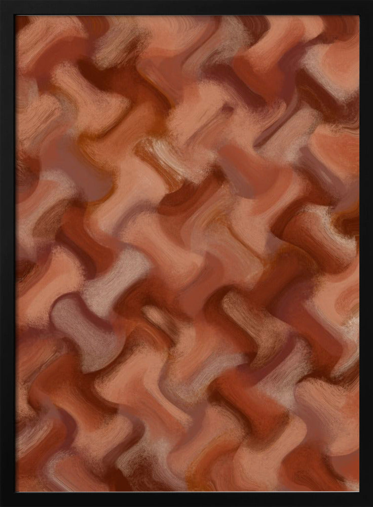 Terracotta Waves | Poster