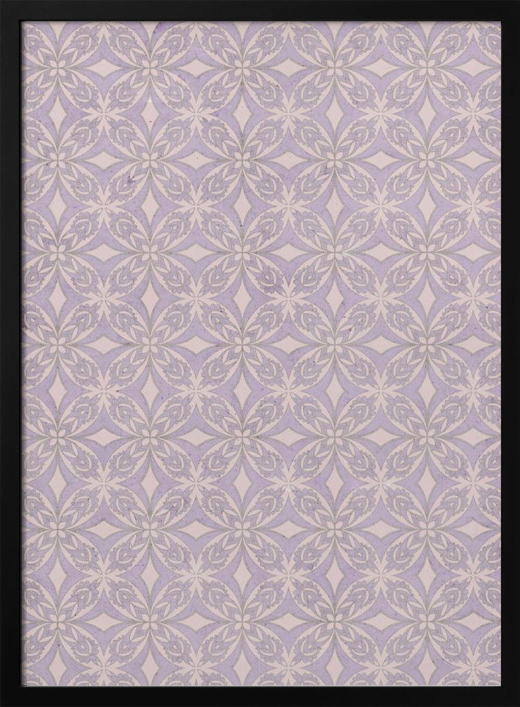 Lavender Blossom Tessellation | Poster