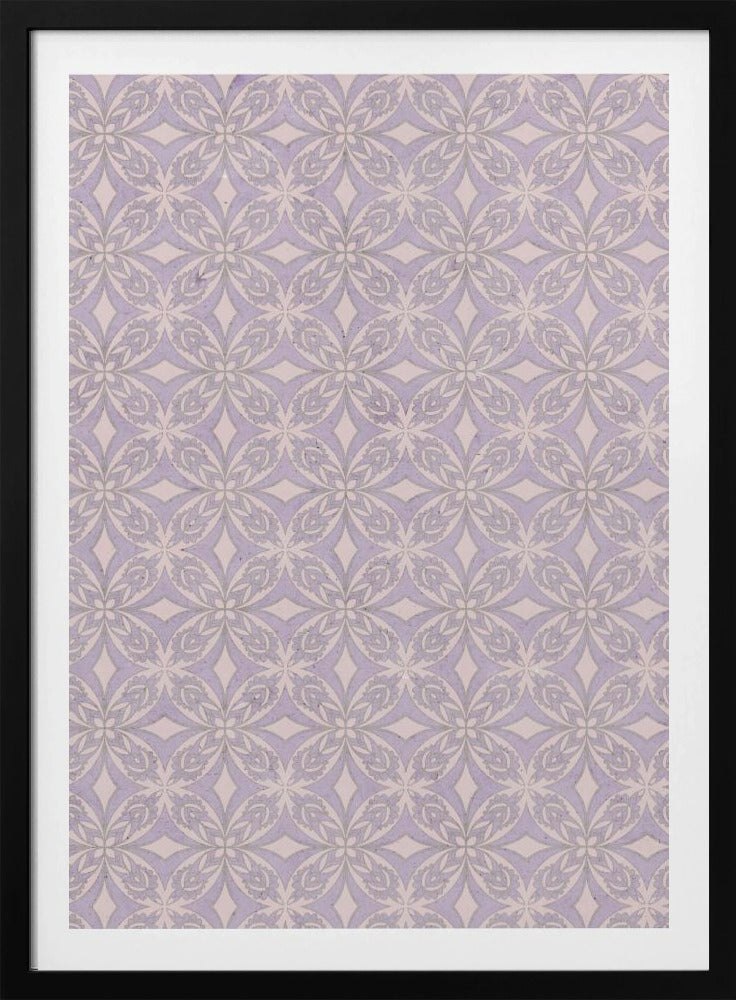 Lavender Blossom Tessellation | Poster