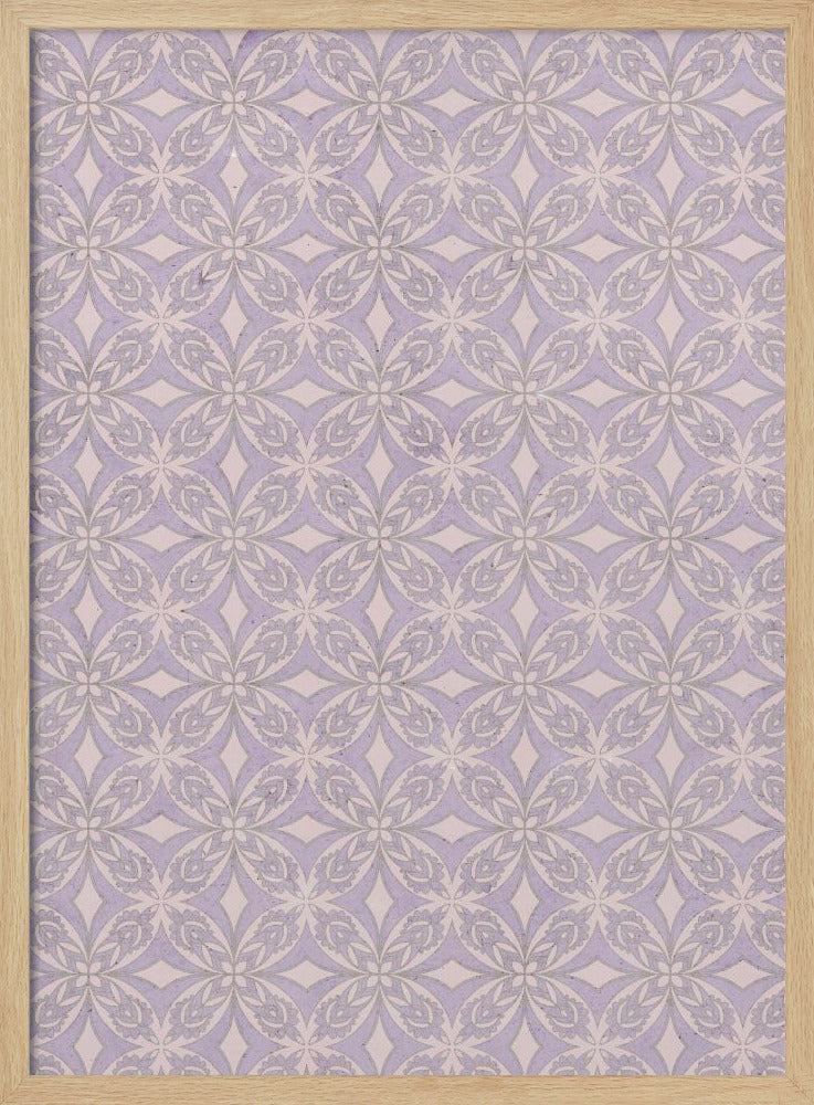 Lavender Blossom Tessellation | Poster
