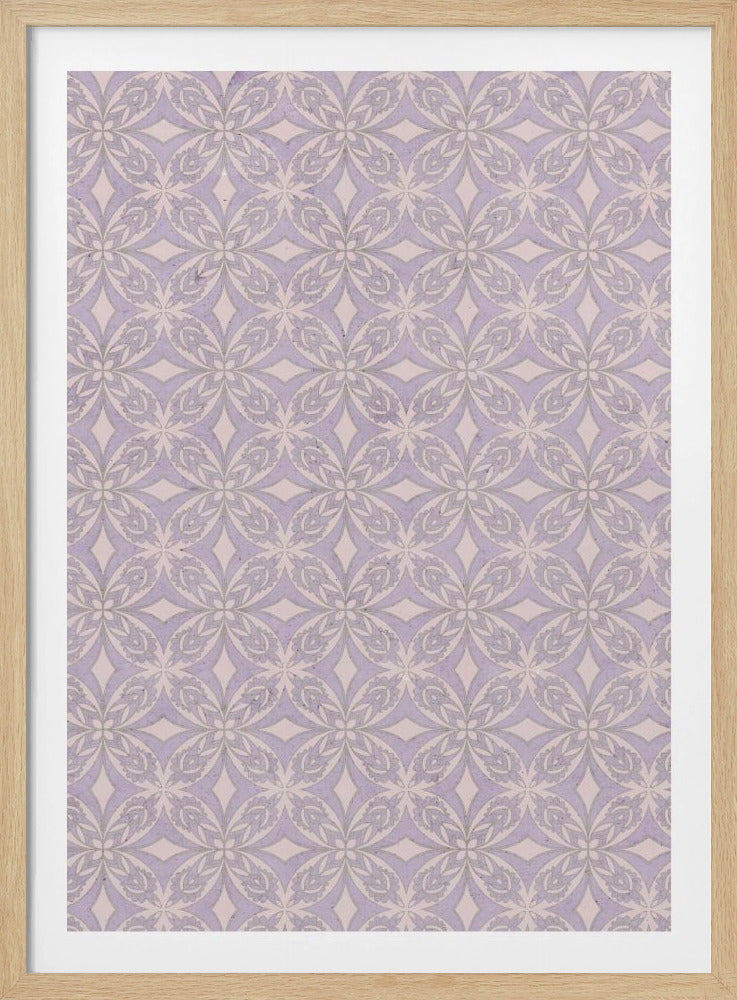 Lavender Blossom Tessellation | Poster