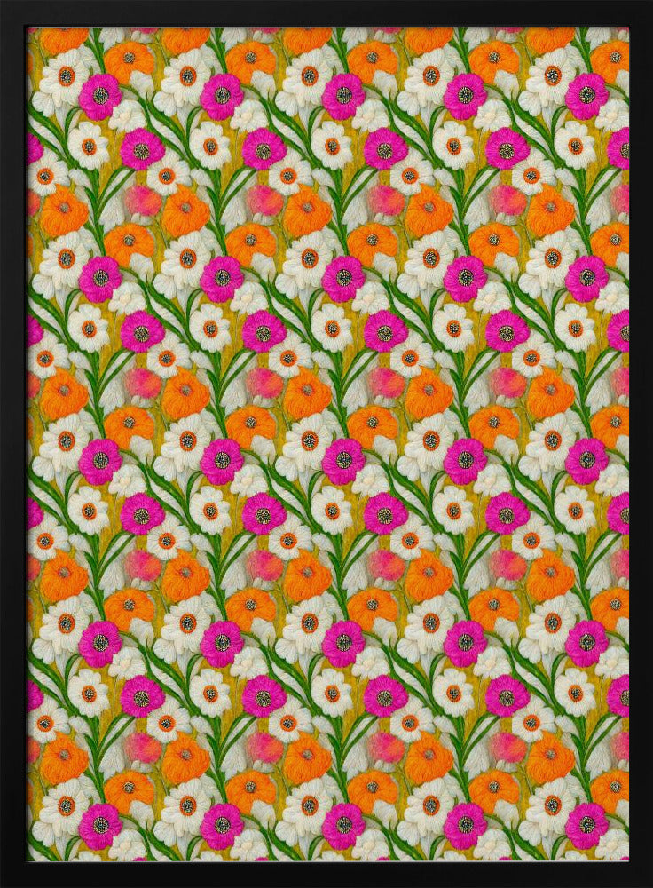 Floral Harmony Quilt | Poster