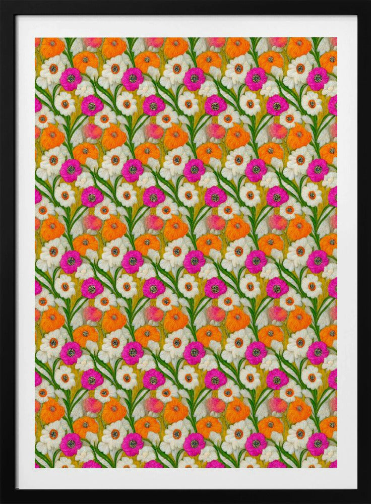 Floral Harmony Quilt | Poster