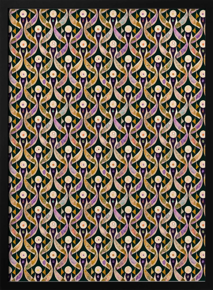 Curved Rhythm Elegance | Poster