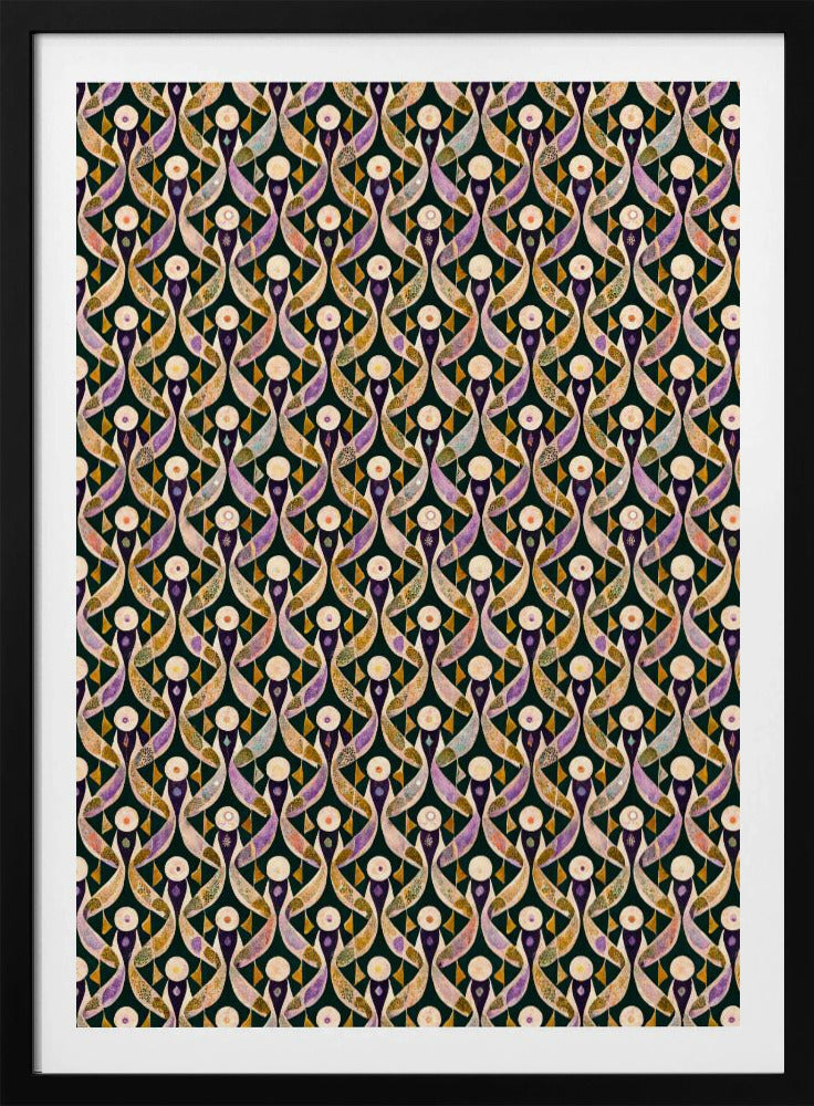 Curved Rhythm Elegance | Poster