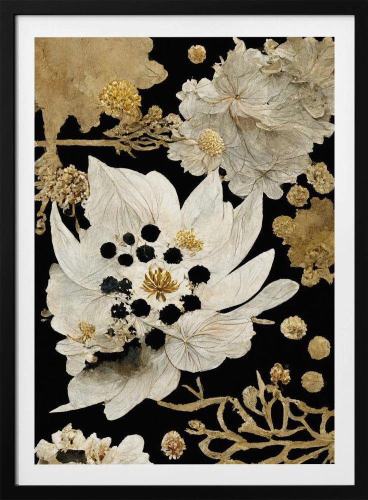 Golden Petal Bloom | Poster