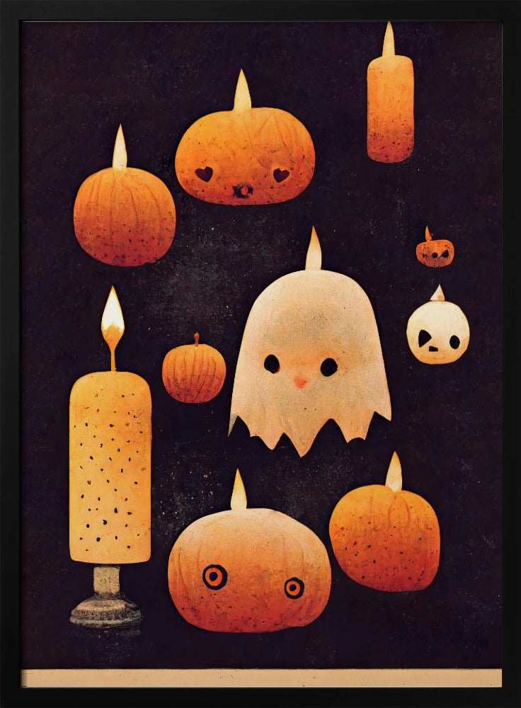 Haunted Pumpkin Glow | Poster