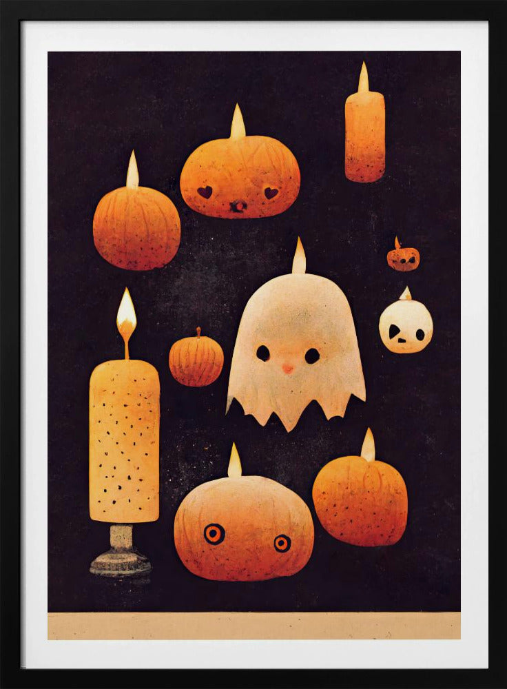 Haunted Pumpkin Glow | Poster