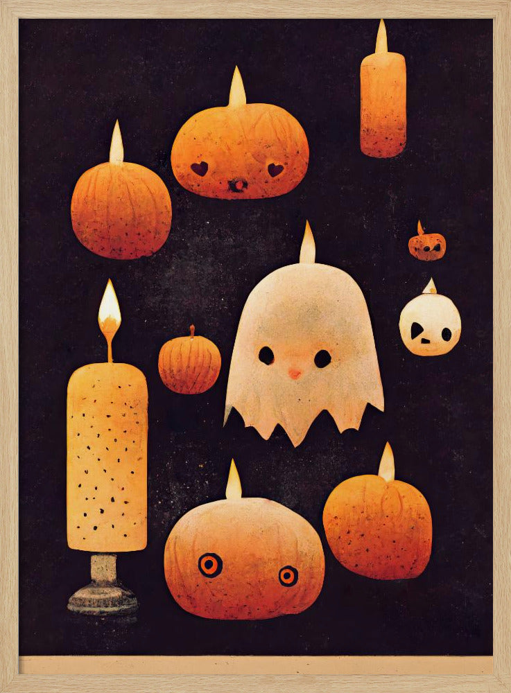 Haunted Pumpkin Glow | Poster