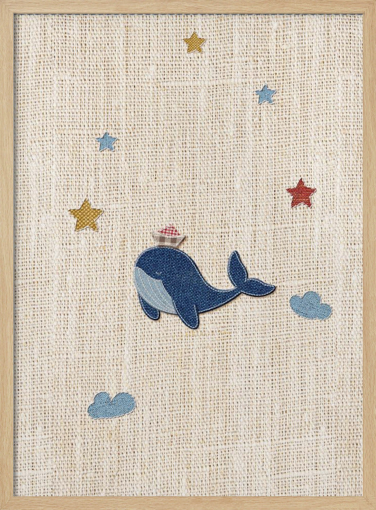 Cute Whale | Poster