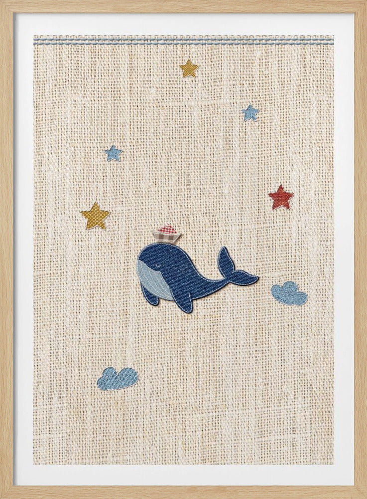 Cute Whale | Poster