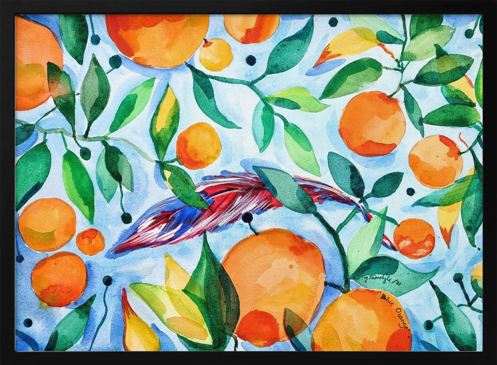 Orange Blue | Poster