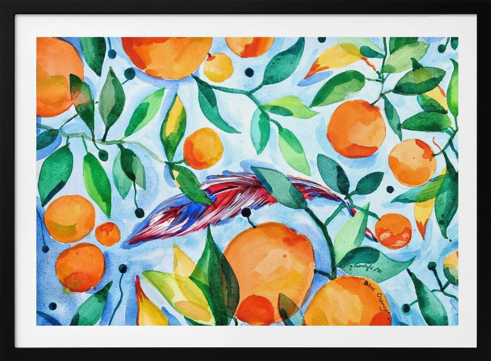 Orange Blue | Poster