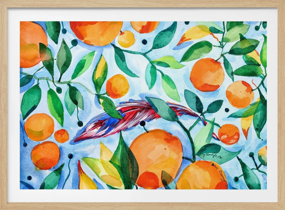 Orange Blue | Poster