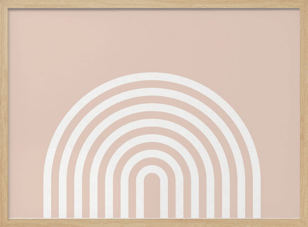 Peach Rainbow | Poster