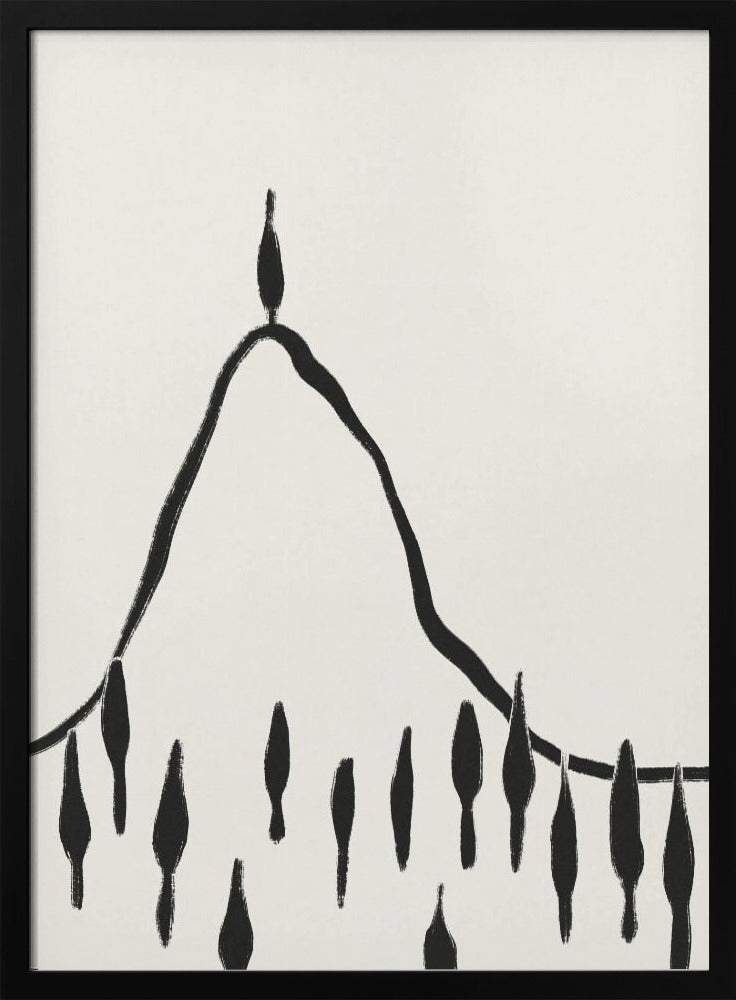 Minimal Line Landscape #2 | Poster