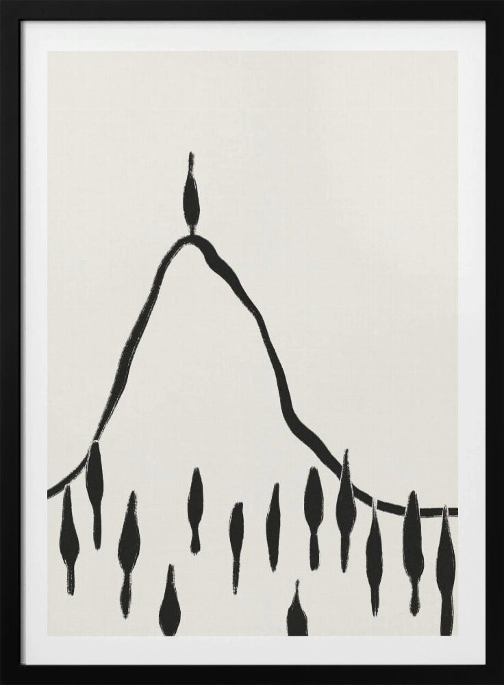 Minimal Line Landscape #2 | Poster