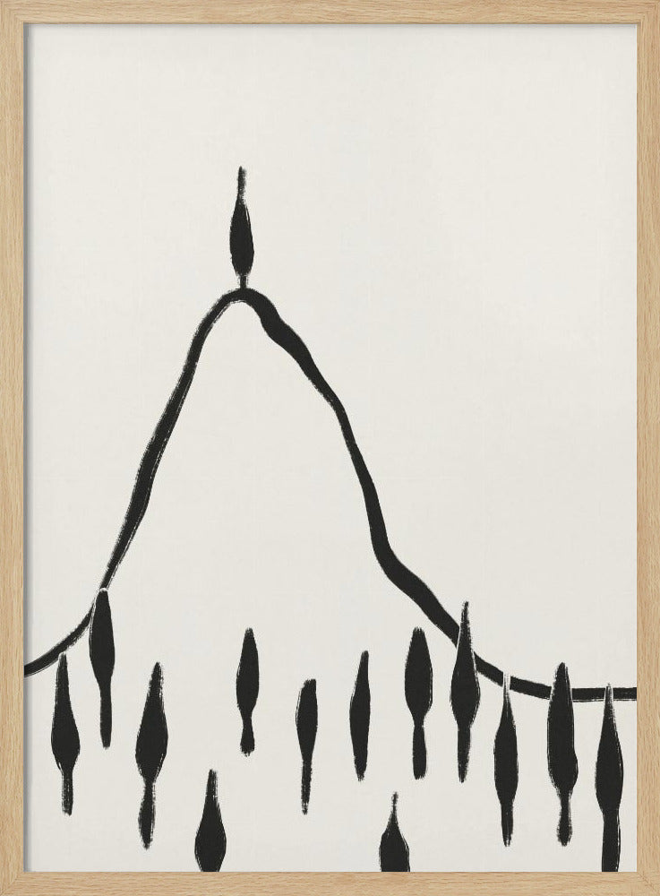 Minimal Line Landscape #2 | Poster