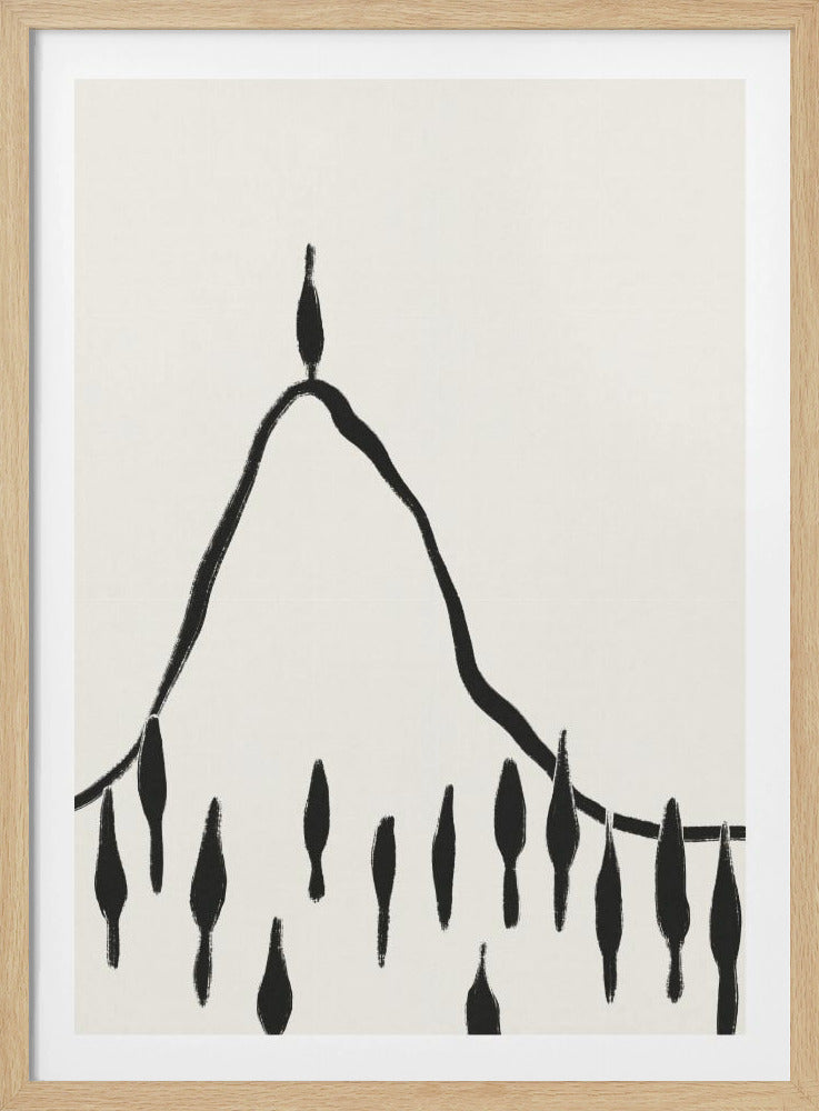 Minimal Line Landscape #2 | Poster