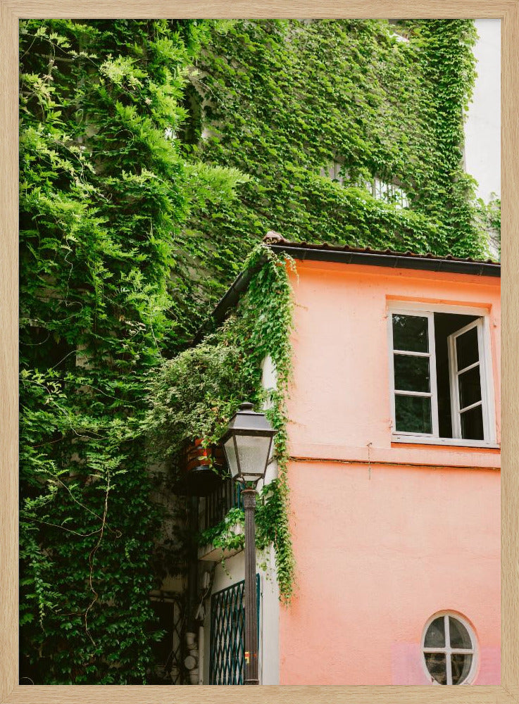 Green and Pink || Montmartre Paris | Poster